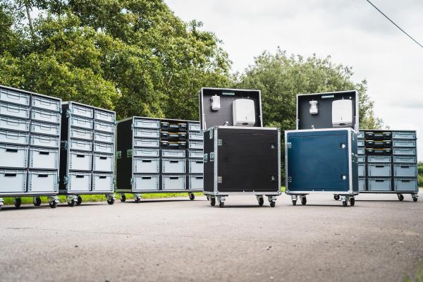 Recent Work: Portable Wash Stations & Euro Drawer Flight Cases